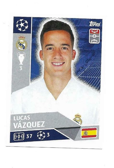 Champions League 2020 21 Topps N Rma15 Lucas Vazquez Real Madrid New