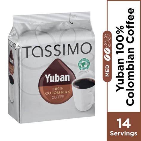 Tassimo Yuban Coffee Medium Roast Arabica Colombian Coffee T Discs