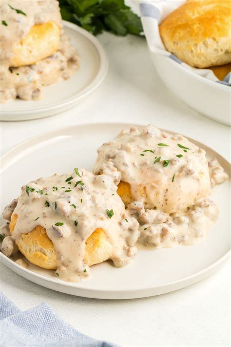 Easy Southern Sausage Gravy For Biscuits - Recipe by Blackberry Babe