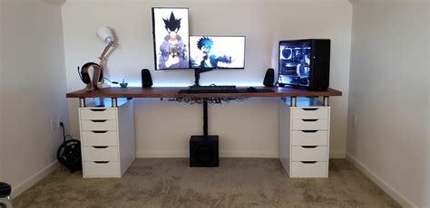 Diy Cable Management Standing Desk Adrian Crouse