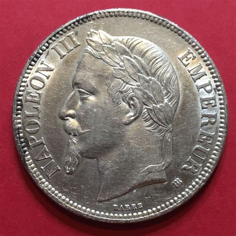 France  5 Francs 1869BB Napoléon III  Argent  Catawiki