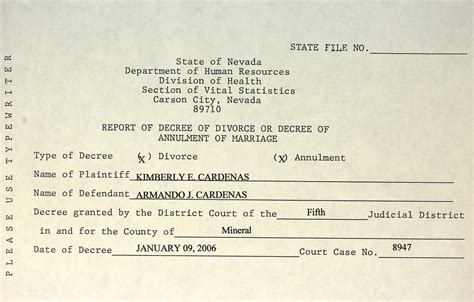 Nevada Divorce Records Nevada Genealogy