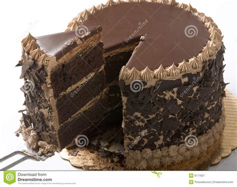Slice Of Cake Stock Image Image Of White Frosted Baked 9171607