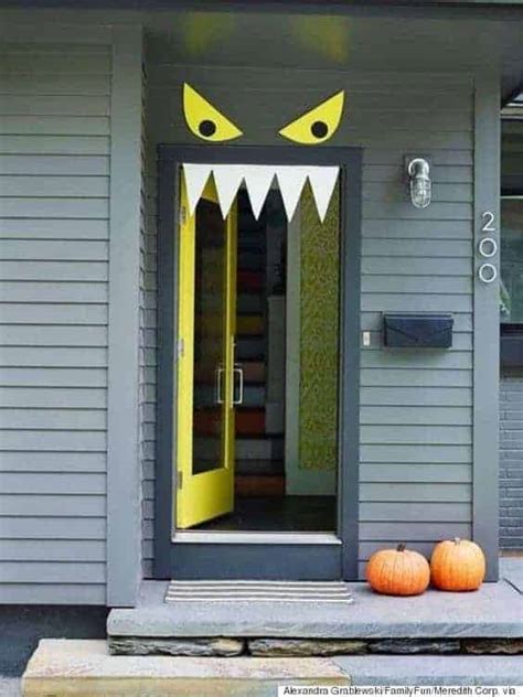Halloween Door Decorating Ideas Frighteningly Fabulous Princess