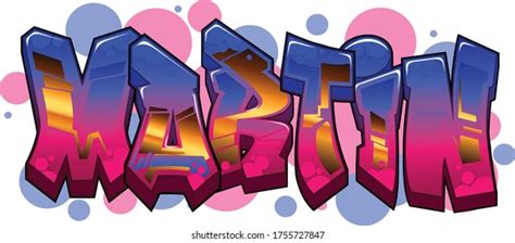 Ana Name Text Graffiti Word Design Stock Vector Royalty Free