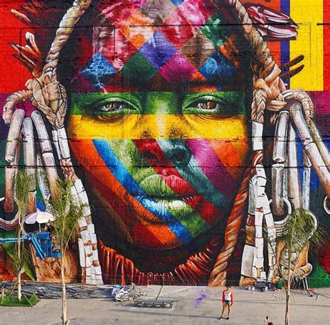 O Espetacular Mural De Eduardo Kobra Para A Rio2016 Murals Street Art
