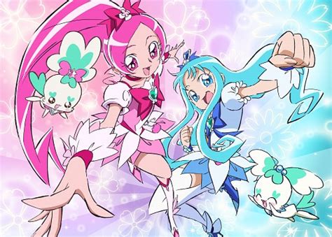 Toei Animation Heartcatch Precure Chypre Cure Blossom Cure Marine