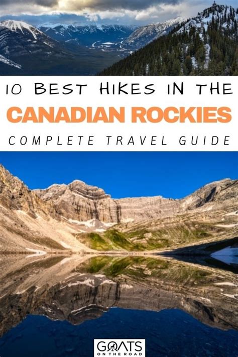10 Best Hikes In The Canadian Rockies Goats On The Road