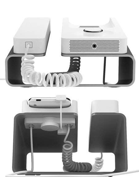 Desk Phone Dock Ensures Smarter Use Of Iphone By Featuring Stylish And