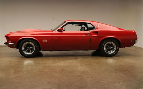 1969 Ford Mustang Boss 429 In Candy Apple Red Kk 1460 Ford Mustang