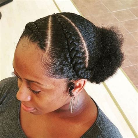 Braided Protective Hairstyle For Natural Hair Protective Hairstyles For