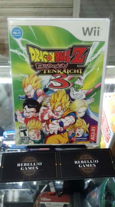 Budokai tenkaichi 3 delivers an extreme 3d fighting experience, improving upon last year's game with over 150 playable characters, enhanced fighting techniques, beautifully refined effects and shading techniques, making each character's effects more realistic, and over 20 battle stages. Dragon Ball Z Budokai Tenkaichi 3 Wii - $ 1,300.00 en ...
