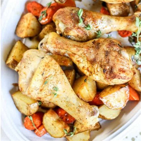 Learning to roast whole chickens will allow you to prepare meat for a large family or several meals at once. The Best Juicy Oven Baked Chicken Drumsticks - On My Kids ...