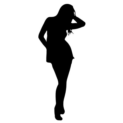 Onlinelabels Clip Art Woman Silhouette 61