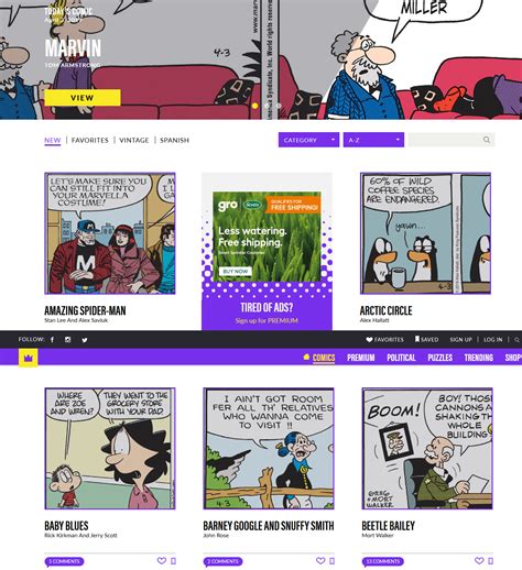 Comics Kingdom Redesigned Website Goes Online The Daily Cartoonist