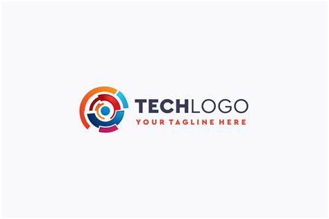 Tech Logo Branding And Logo Templates ~ Creative Market