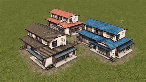 In terms of square footage our most popular house designs typically fall between 1 500 and 2 500 sq. Japanese House A ( 3 Colors ) Mod for Cities Skylines ...