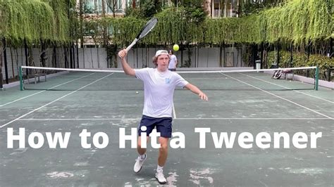How To Hit A Tweener Play Tennis Youtube