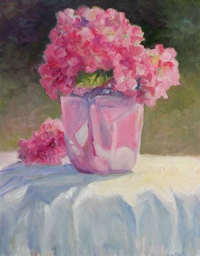 Daily Paintworks Hydrangea No 10 By Carlene Dingman Atwater Floral