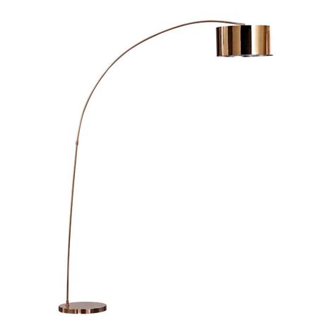 This nova of california transitional lamp comes with a bronze and dark brown finish, and a body made. ARTIVA Adelina 81 in. Rose Copper LED Arched Floor Lamp ...