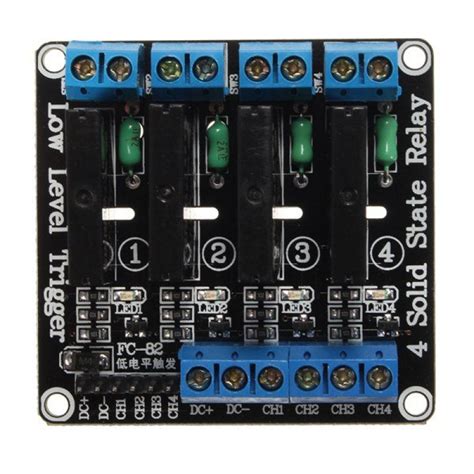 Channel V Ssr G Mb P Solid State Relay Module Low Level Trigger