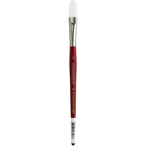 1/2" White Taklon Brush Oval – Lock Haven University Store