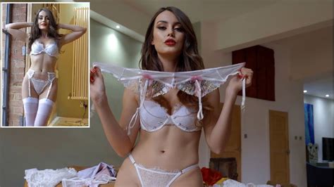 All White Lingerie Try On Haul Shein Hot Bumbum