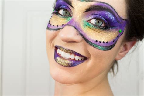 Mardi Gras Makeup Mask Ivy Boyd Makeup