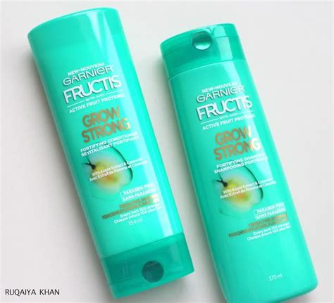 This hair straightening serum contains lightweight silicones that seal and condition each cuticle, keeping the hair free of frizz under any weather conditions. GARNIER FRUCTIS Grow Strong Shampoo Conditioner and ...