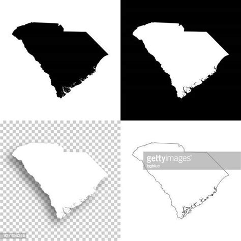 South Carolina Map Outline Photos And Premium High Res Pictures Getty Images