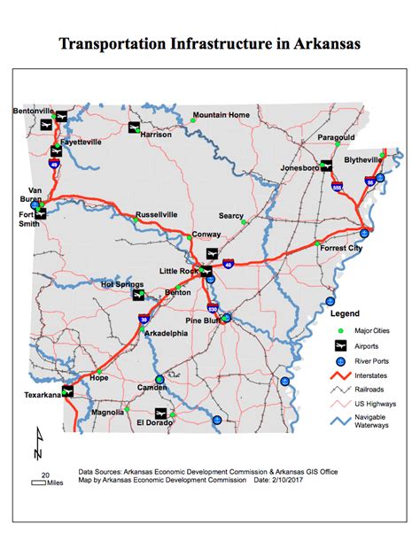 Maps Of Resources Arkansas Economic Development Commission