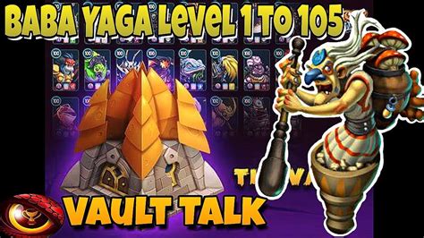 Monster Legends Monster Vault Cell Week And Baba Yaga Level