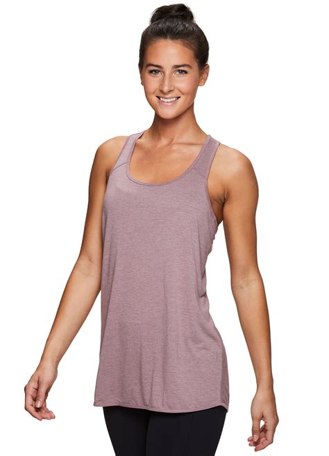 Rbx Active Womens Fashion Back Detail Flowy Yoga Tank Top Ebay