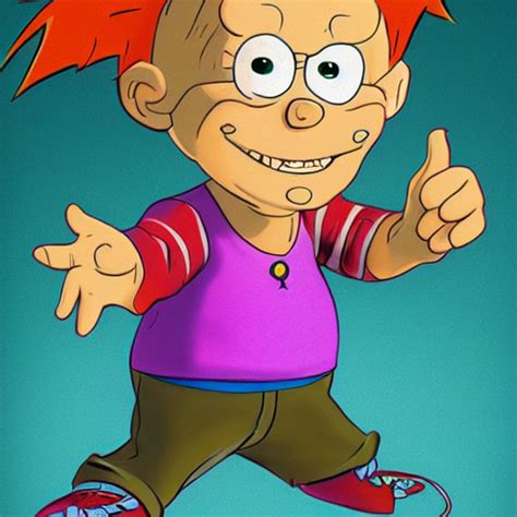 Krea Ai Chuckie Finster From Rugrats As An Adult Concept