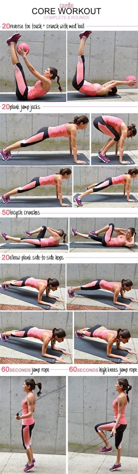 You've mastered leg workouts and now it's time for the next. Cardio Core Workout Pictures, Photos, and Images for ...