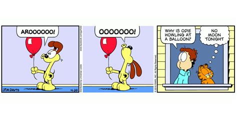 10 Funniest Garfield Comics Starring Odie Mr Funny Guy