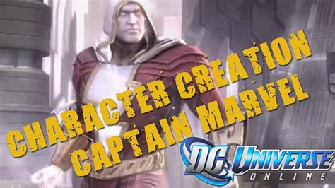 Dcuo Character Creation Captain Marvelshazam Injustice Version
