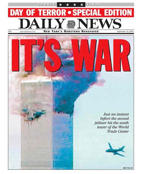 911 Rewind A Look At Front Pages Of Newspapers Following That ‘day Of