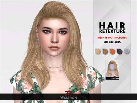 Sims 4 Retextured Hair