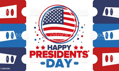 Happy Presidents Day In United States Washingtons Birthday Federal