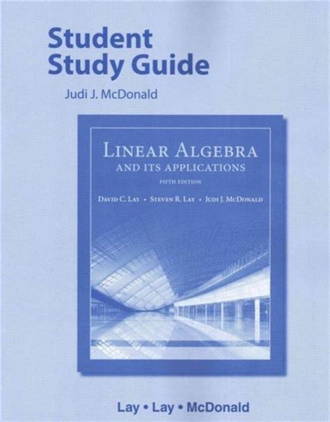 Linear Algebra And Its Applications 9780321982575 David Lay