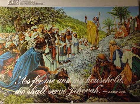 Jw Calendar 1987 Jehovahs Witnesses Biblical Art Watchtower Society