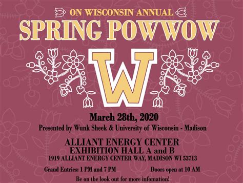 On Wisconsin Annual Spring Pow Wow - Pow Wow Calendar