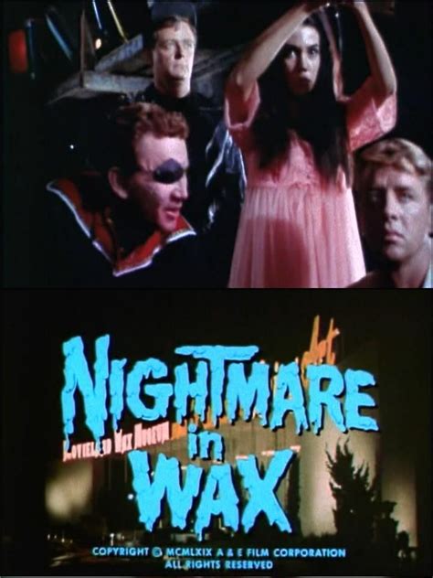 Movie Poster Nightmare In Wax Written Directed And Produced By