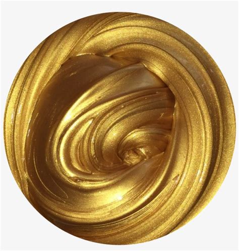 Background With Gold Flowers Circular Golden Slime Free Transparent
