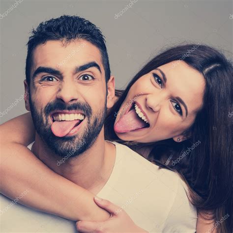 Portrait Of A Funny Couple Stock Photo By ©jolopes 47873271
