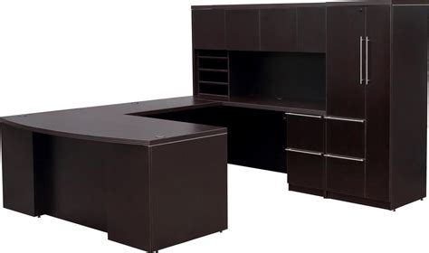 U Shape Desk With Hutch And Storage Tower Cabinet Status By Express