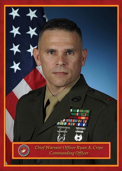 Chief Warrant Officer Ryan A Cripe Training Command Biography