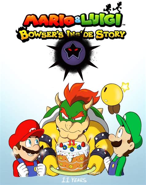 Mario And Luigi Bowser S Inside Story Years By Evideech On DeviantArt Super Mario Art