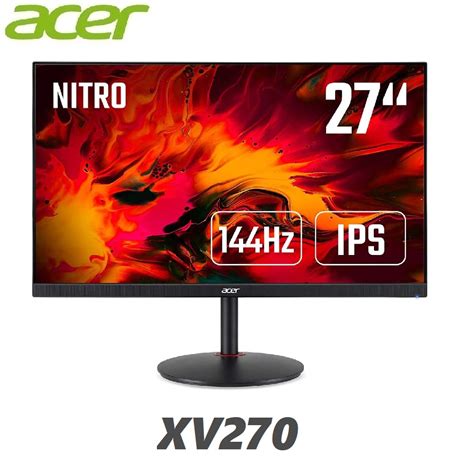 Acer Nitro Xv270p Xv270 P 27 Fhd 2ms 144hz Ips Gaming Monitor